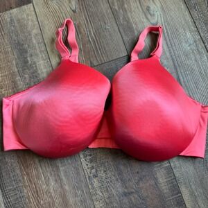 Cacique Back Smoother Lightly Lined Full Coverage Bra 42DDD Pink Coral